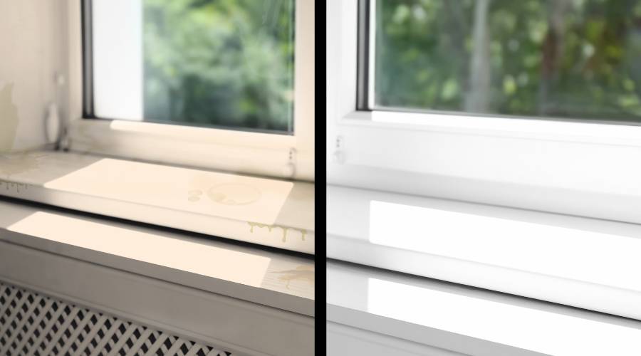 glass replacement before after Brisbane residential window upgrade