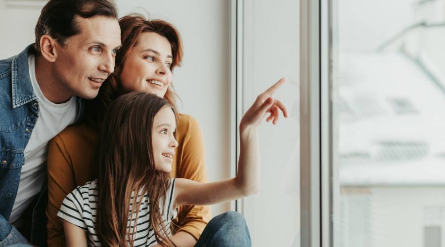 window repairs Brisbane family enjoying functional windows